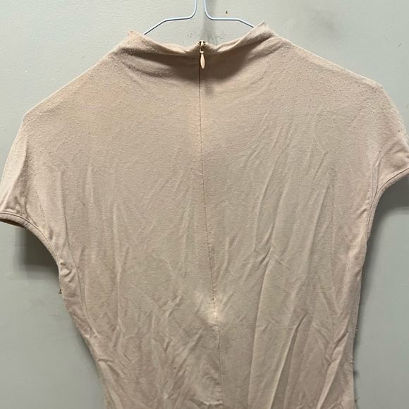 Gracia Net and Jersey Top Mock neck - Picture 3 of 5